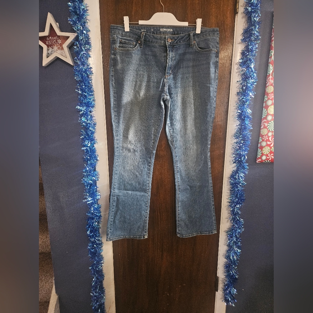 Sonoma Classic Blue Bootcut Jeans